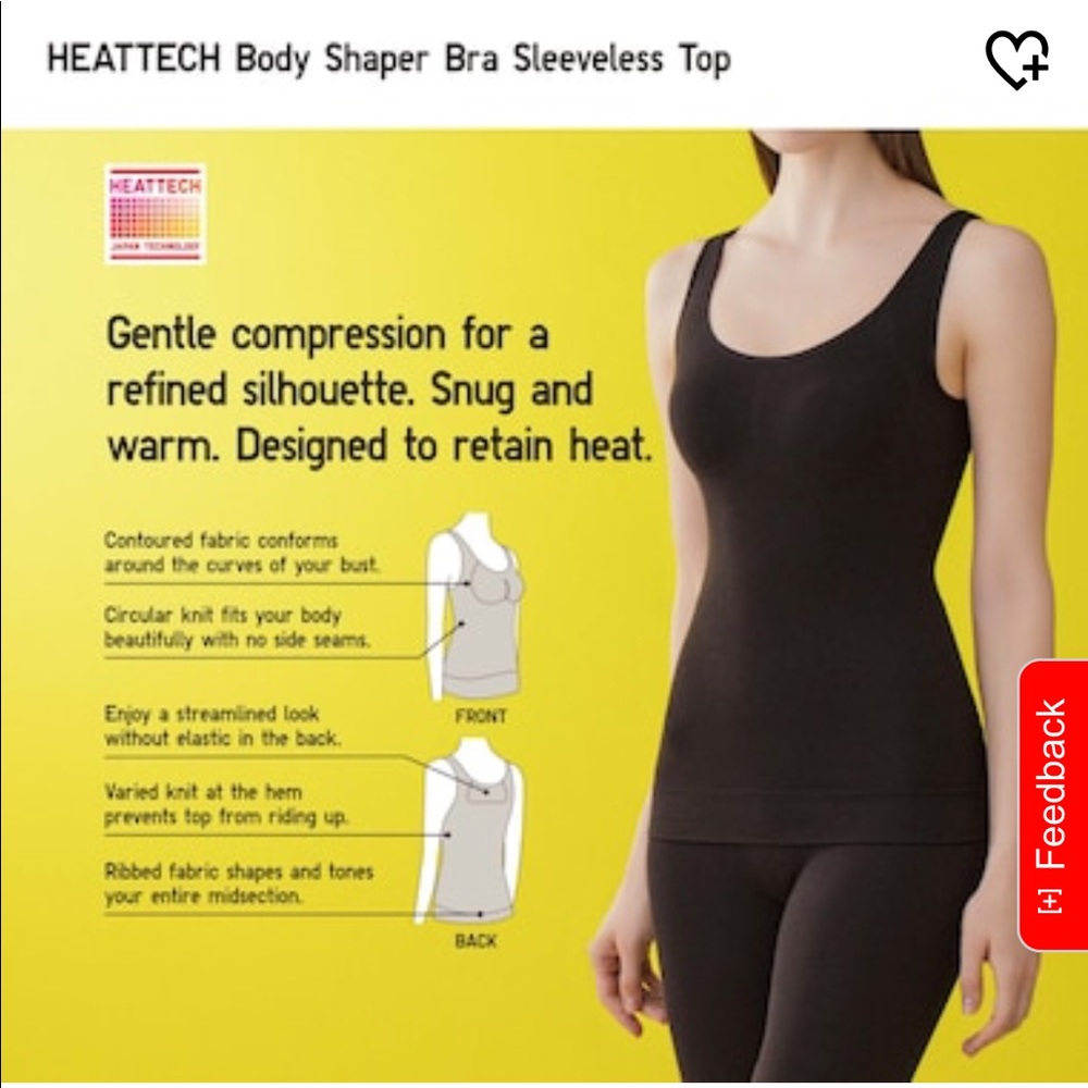 4 Uniqlo dresses bra tank top t shirt seamless - Picture 7 of 9